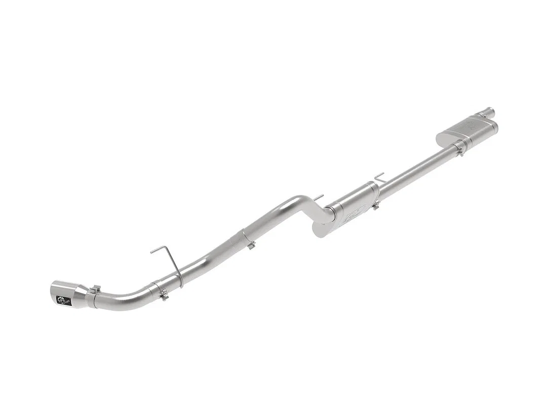 49-48083-P – AFE Exhaust System Kit, Stainless Steel With Muffler 3 Inch Pipe Diameter Single Exhaust With Single Exi...